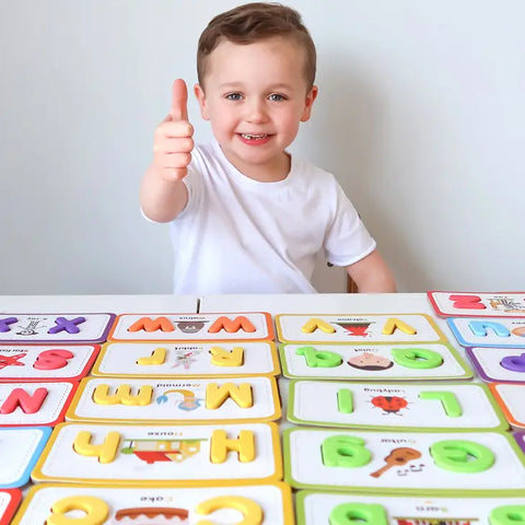 PRE-ORDER Flashcards & Abc Magnetic Letters - Creative mindz - busy bags for busy kids 