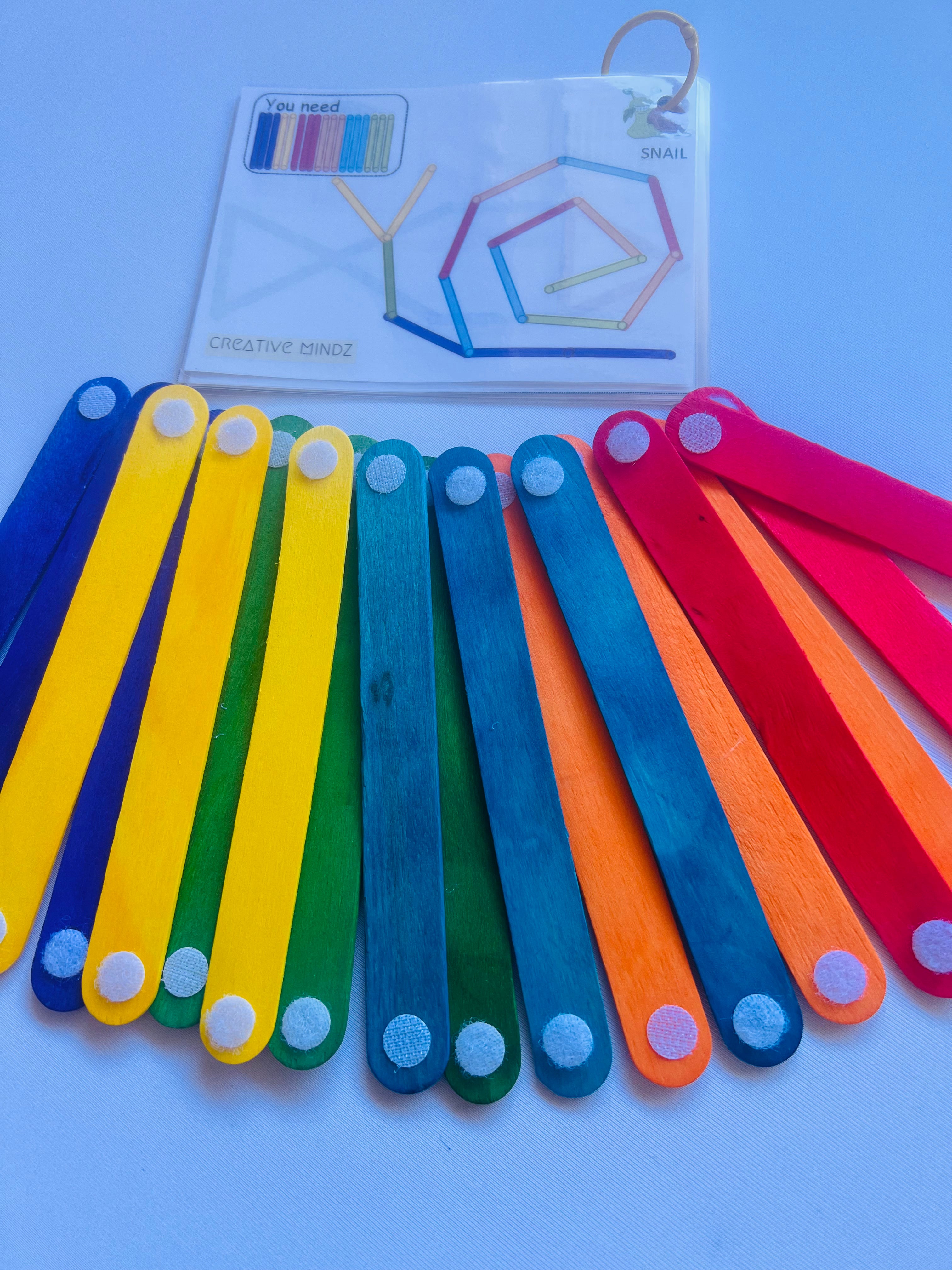 Popsicle Kit - Creative mindz - busy bags for busy kids 